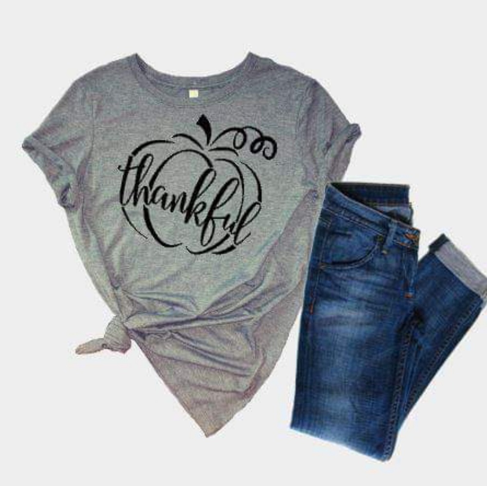 Thankful womens tshirt